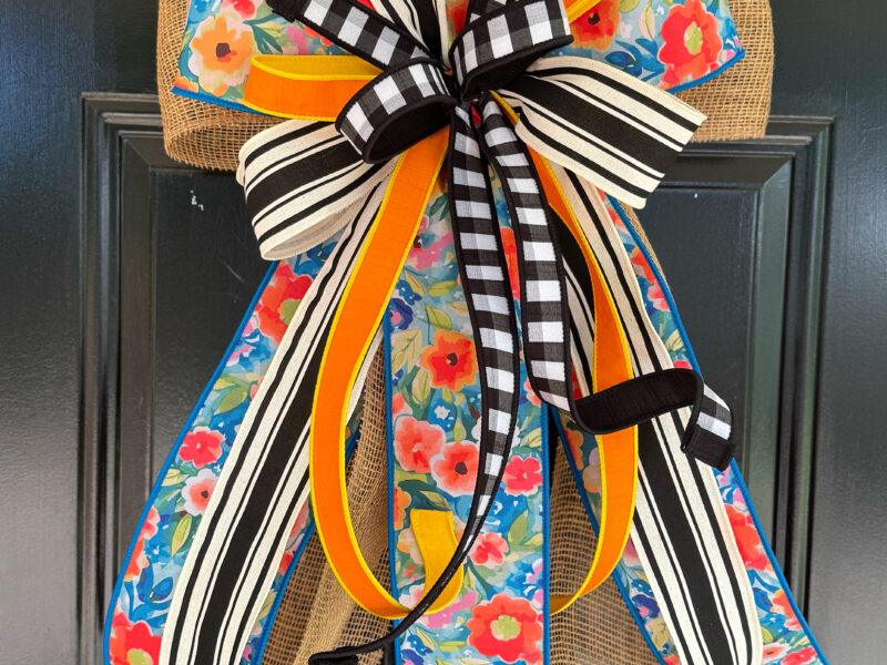 Oversized Front Door Bow