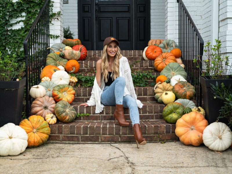Residential Pumpkin Display