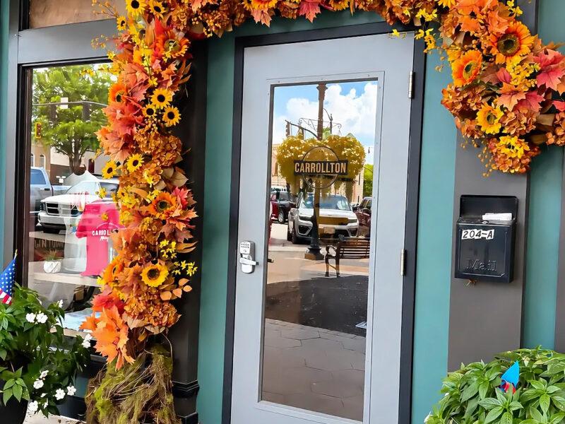 Commercial Fall Display